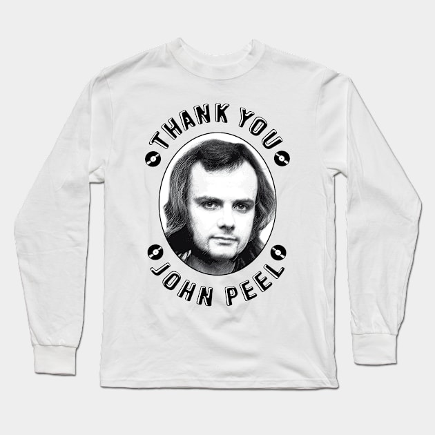 Thank You John Peel Long Sleeve T-Shirt by Bugsponge